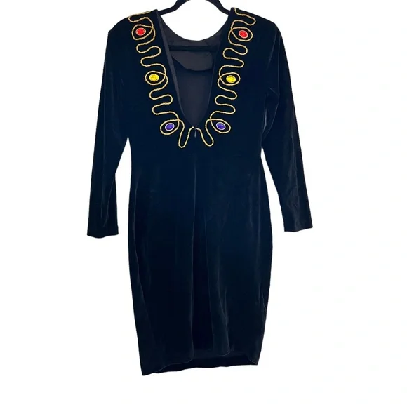 Alex Evenings | Dresses | Alex Evenings Vintage 981990s Cocktail Dress  Velvet Womens Size 10 | Poshmark